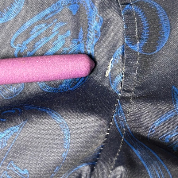 Carter's 3T Baseball Print Hooded Jacket – Small Sleeve Tear - Picture 5 of 11